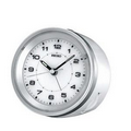 Seiko Bedside Silver-Tone Alarm Clock